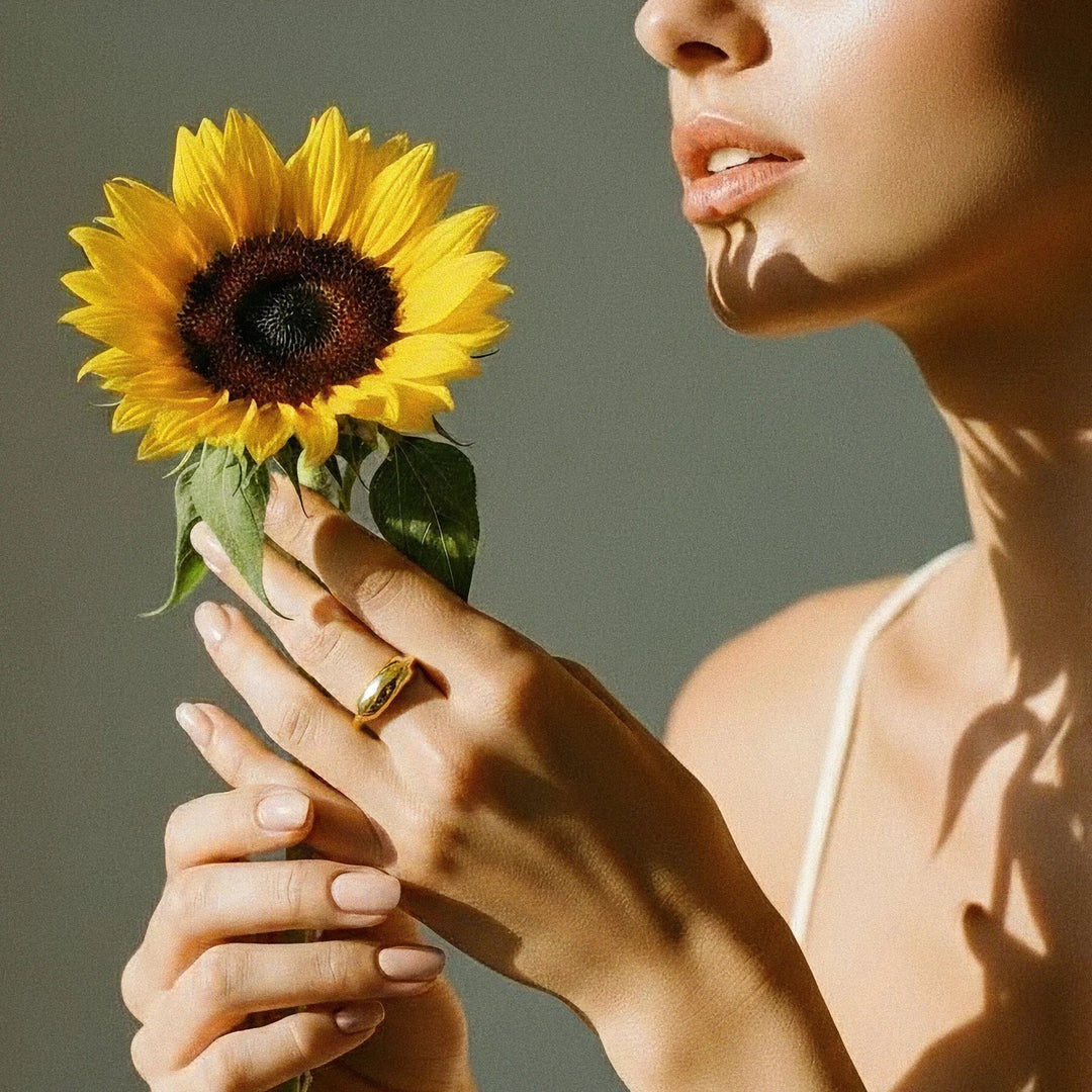 Gold-Plated Emeline Ring for Women