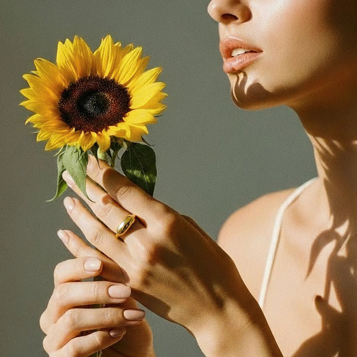 Gold-Plated Emeline Ring for Women