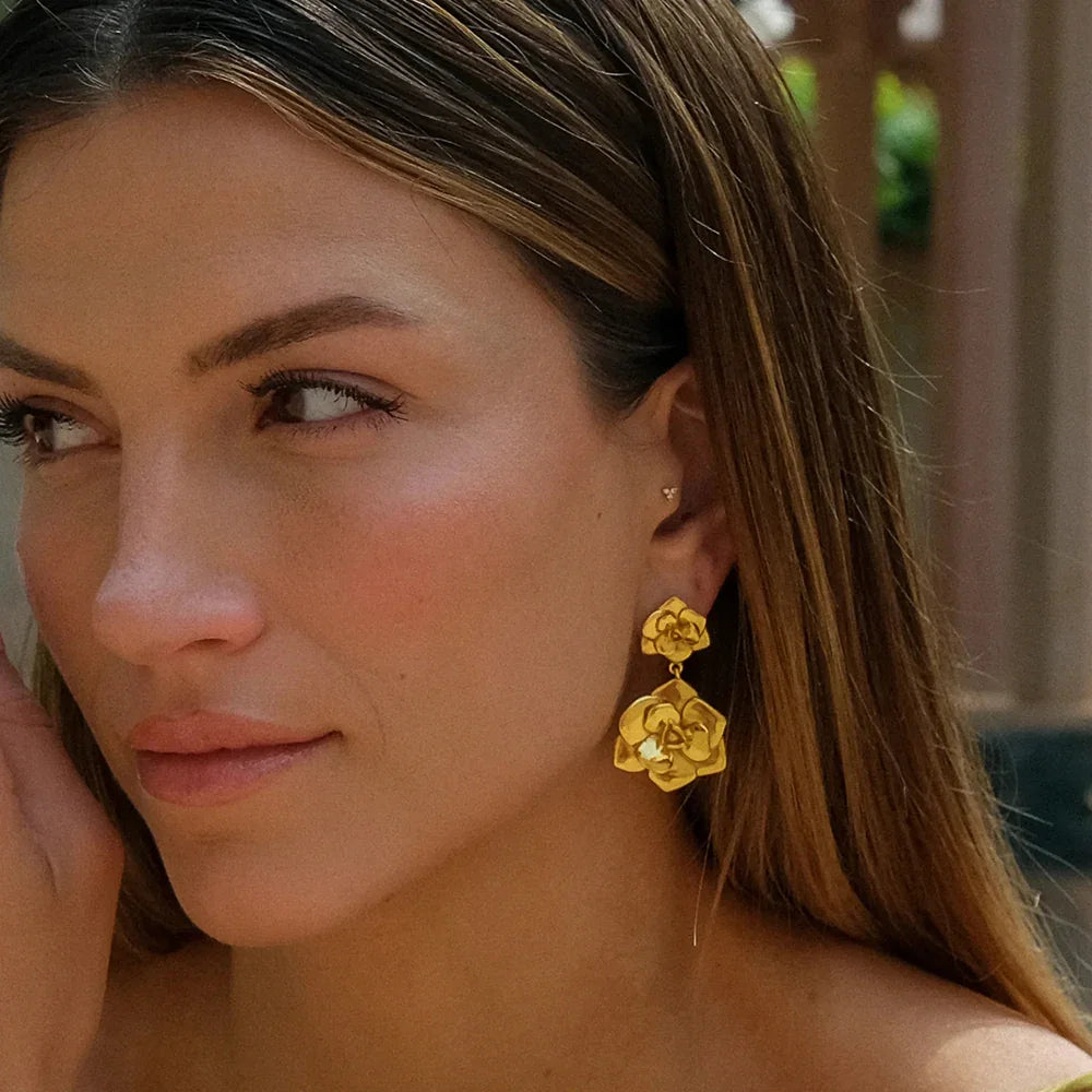 Gold-Plated Thelma Earrings