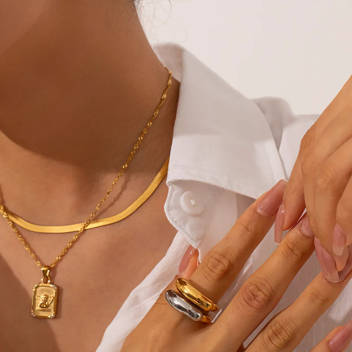 Gold-Plated Emeline Ring for Women