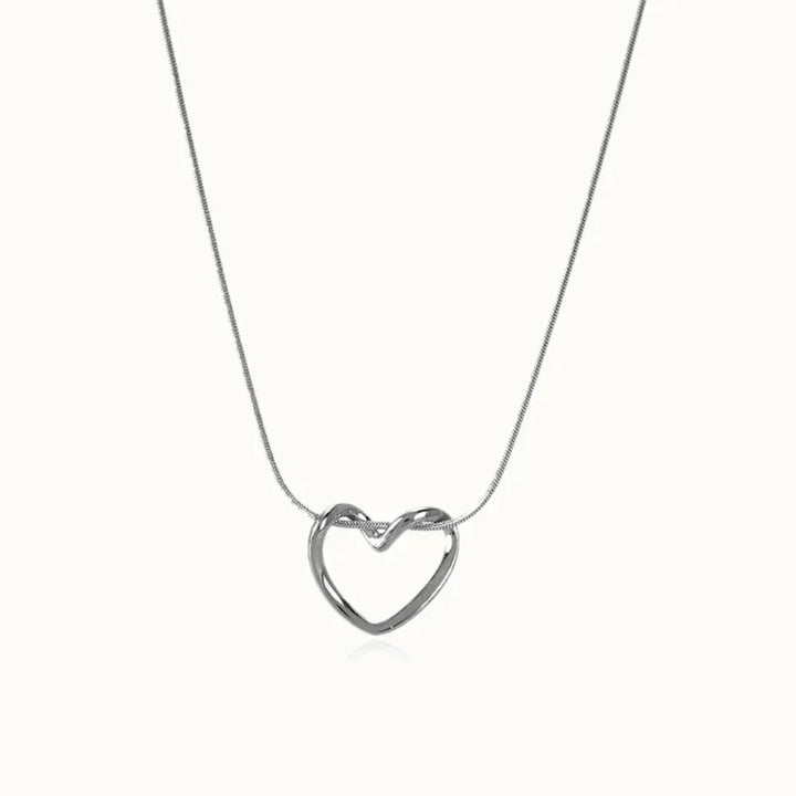 Gold-Plated Heart Pendant Necklace for Women