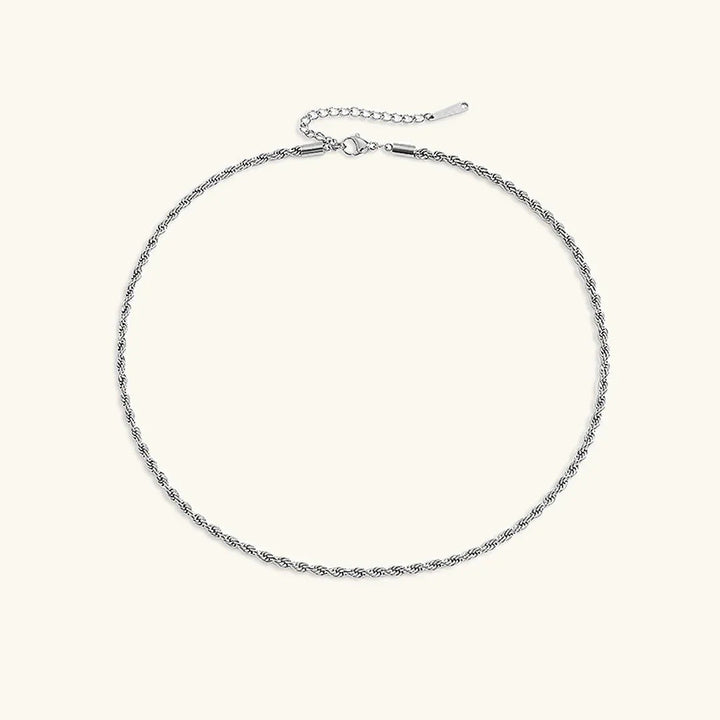 Gold-Plated Rope Chain Necklace for Women