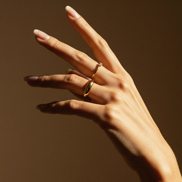 Gold-Plated Emeline Ring for Women