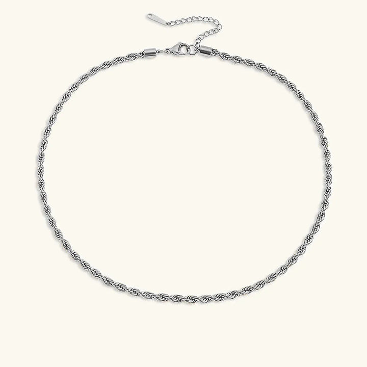 Gold-Plated Rope Chain Necklace for Women
