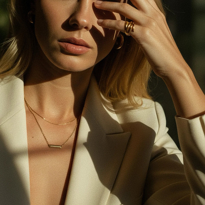 Gold-Plated Shay Contemporary Ring for Women