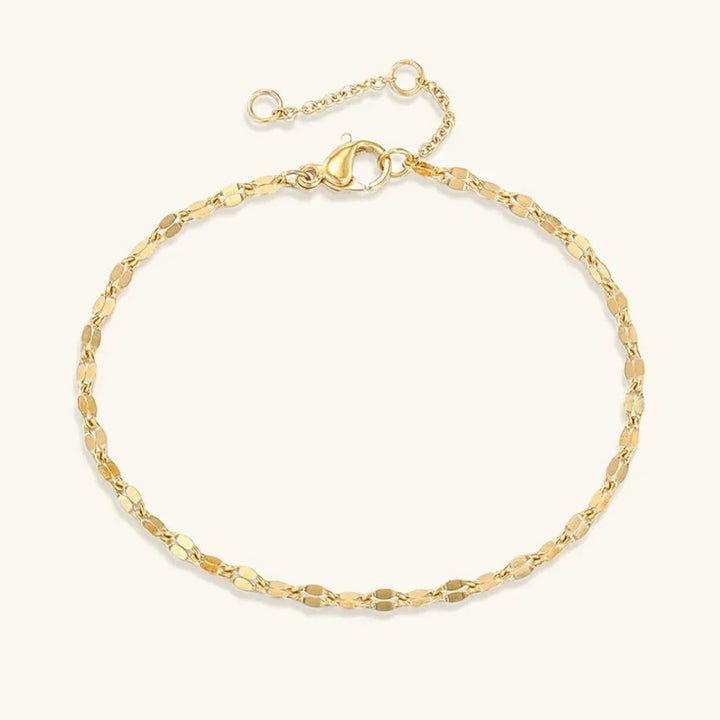 Gold-Plated Delicate Chain Bracelet for Women
