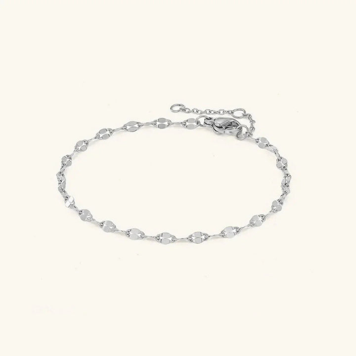 Gold-Plated Disc Chain Anklet for Women