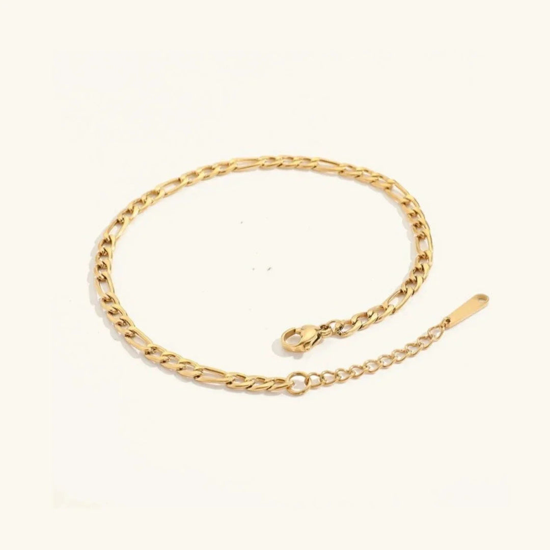Gold-Plated Chain Anklet Women