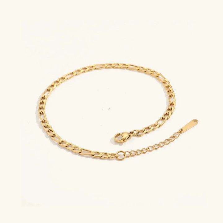 Gold-Plated Chain Anklet Women