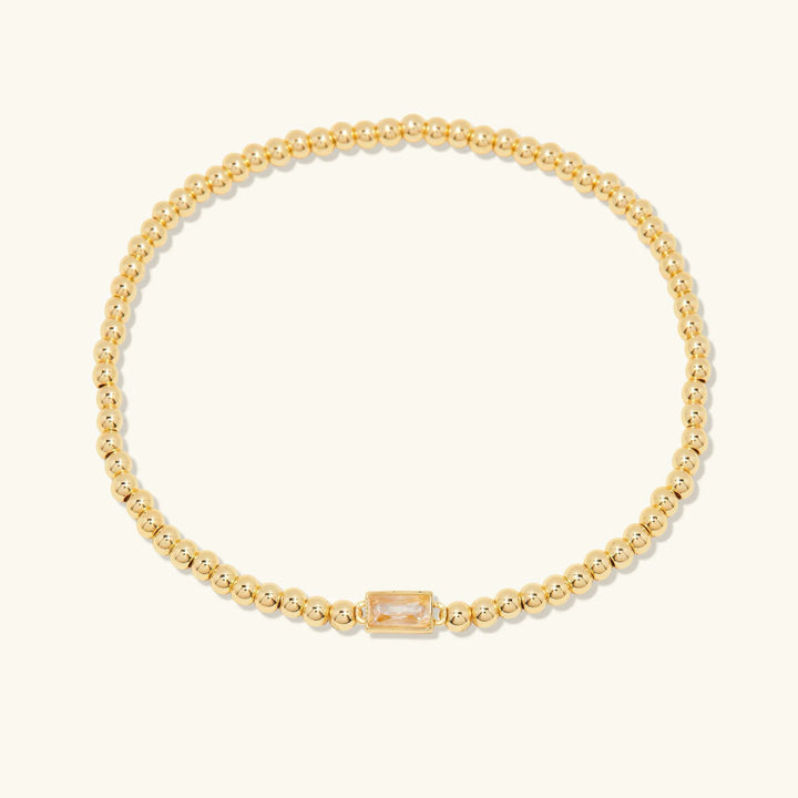 Gold-Plated Celine Birthstone Bracelet