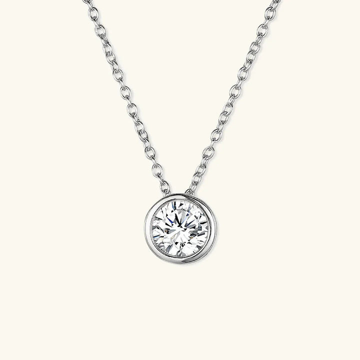 Gold-Plated Crystal Pendant Necklace Jewelry Set