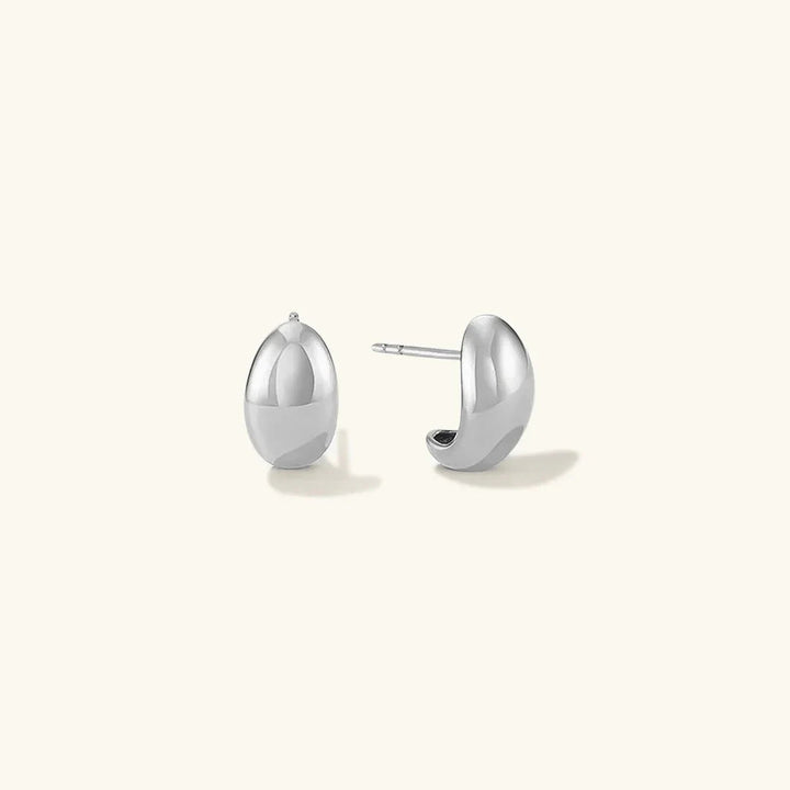 Gold-Plated Minimalist Stud Earrings for Women