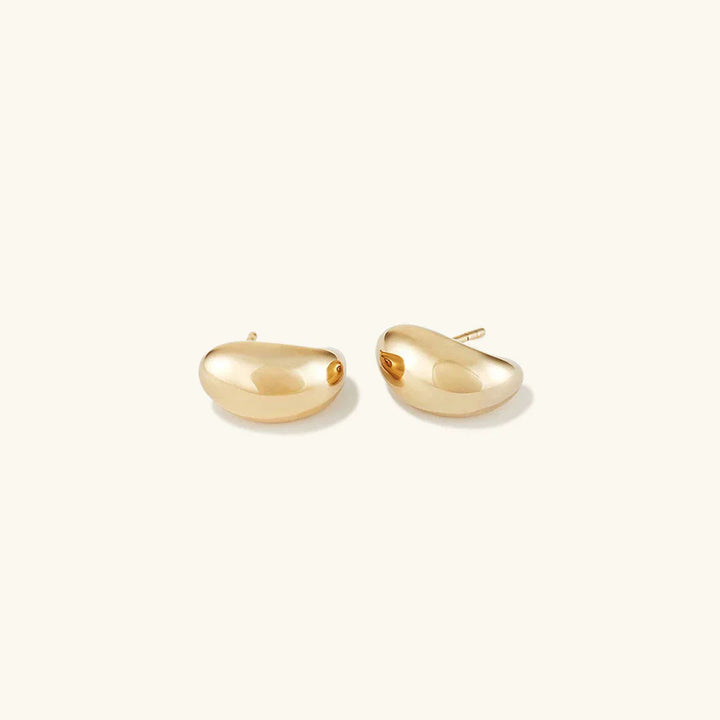Gold-Plated Minimalist Stud Earrings for Women