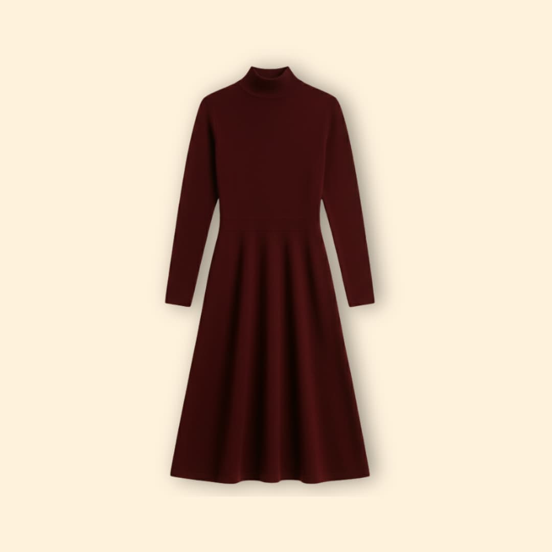Women’s Midi Dress Long Sleeve