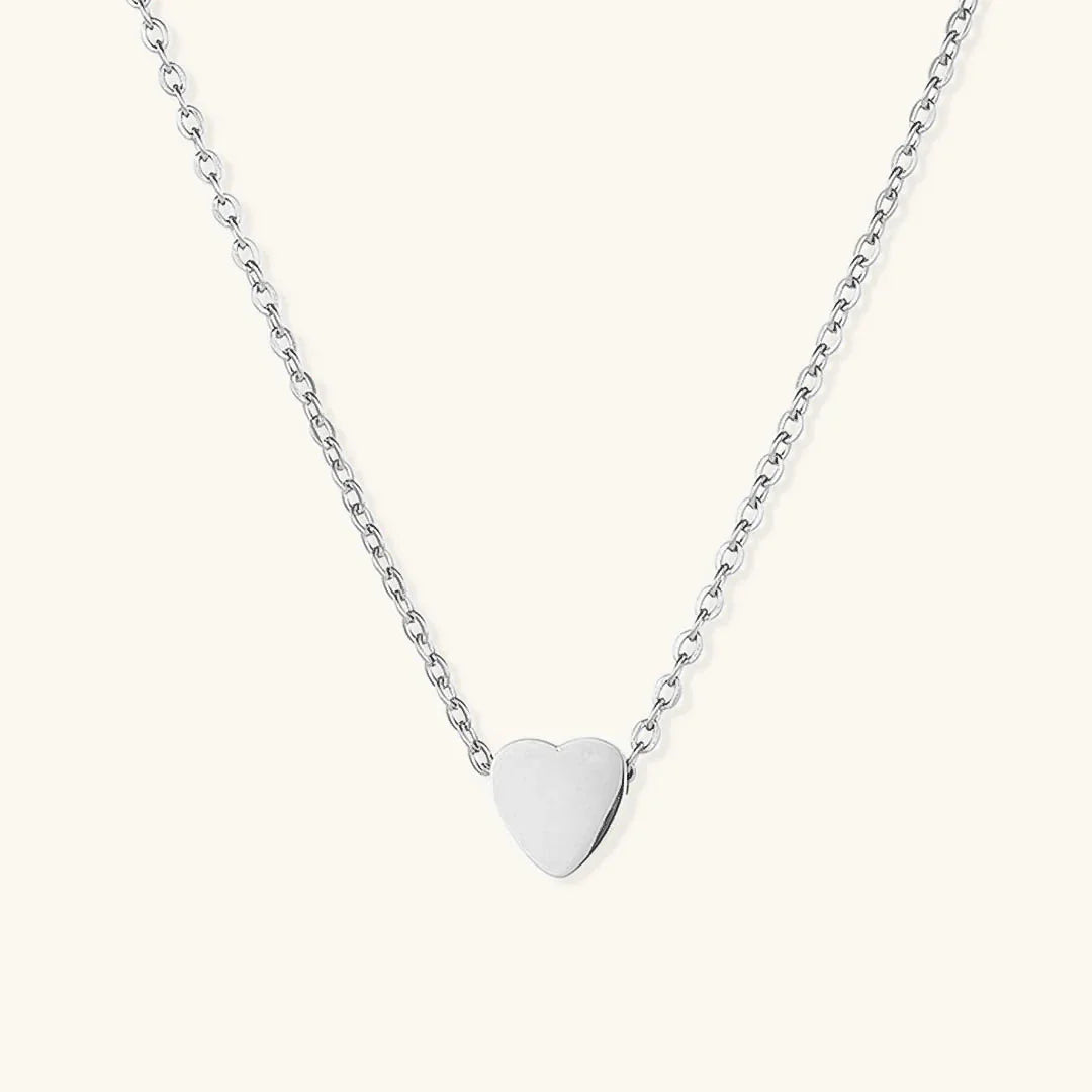 Gold-Plated Heart Pendant Necklace Women