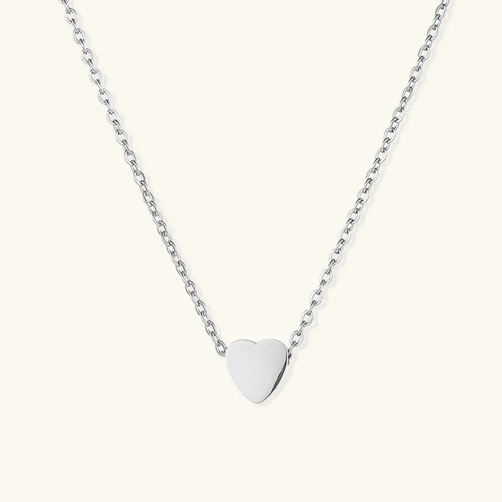 Gold-Plated Heart Pendant Necklace Women