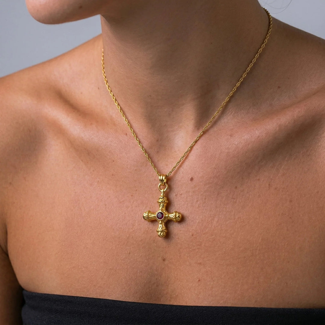 Gold-Plated Della Necklace