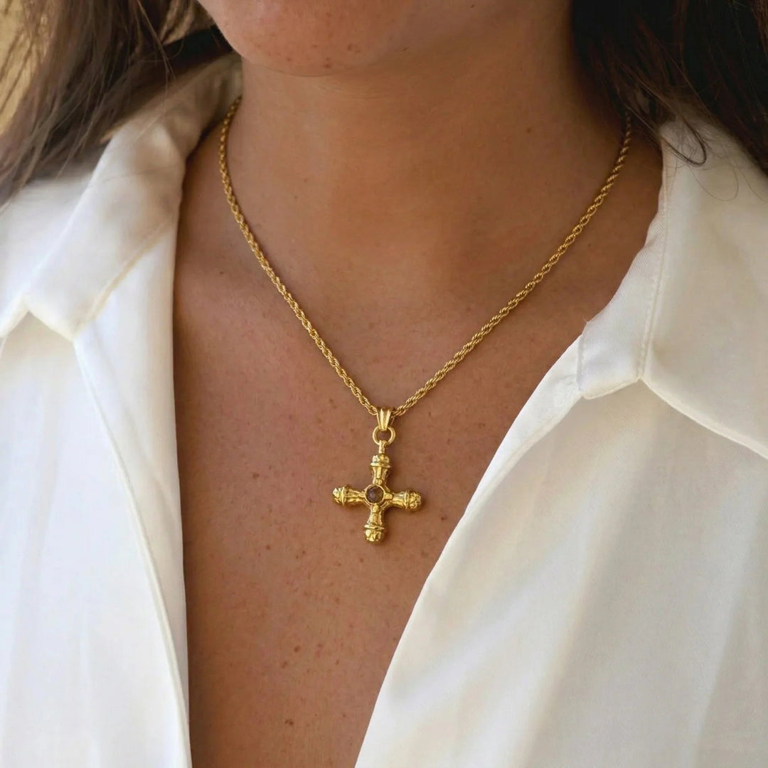 Gold-Plated Della Necklace