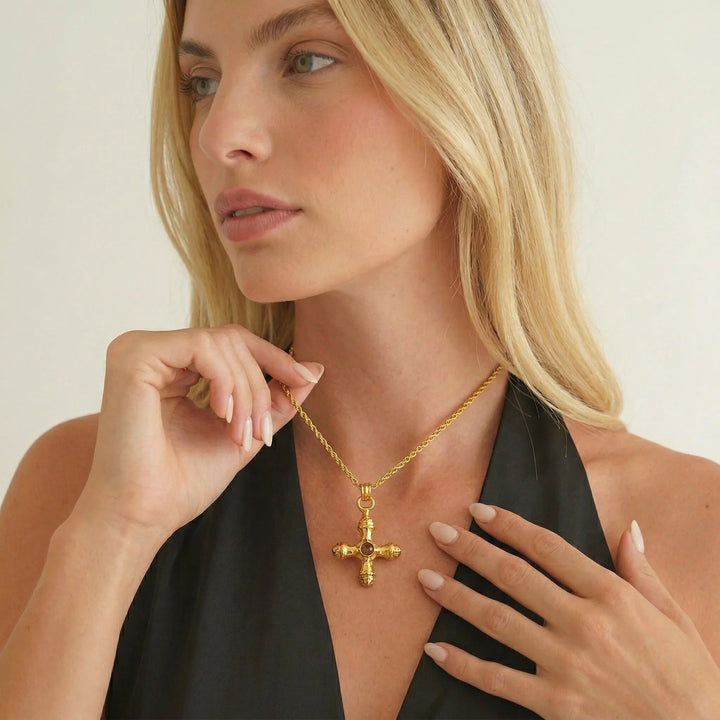 Gold-Plated Della Necklace