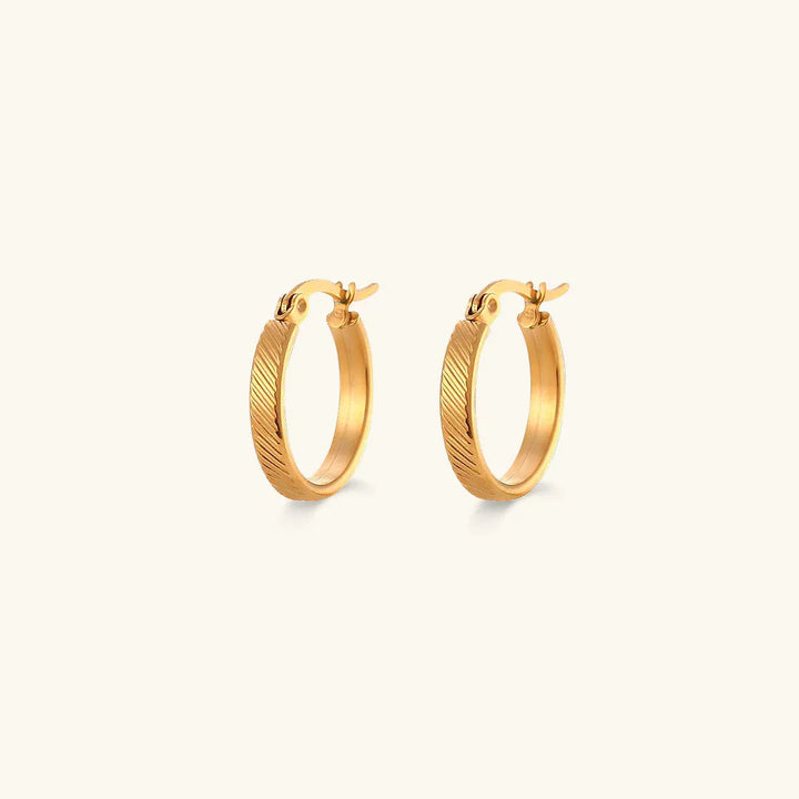 Gold-Plated Hoop Earrings for Women