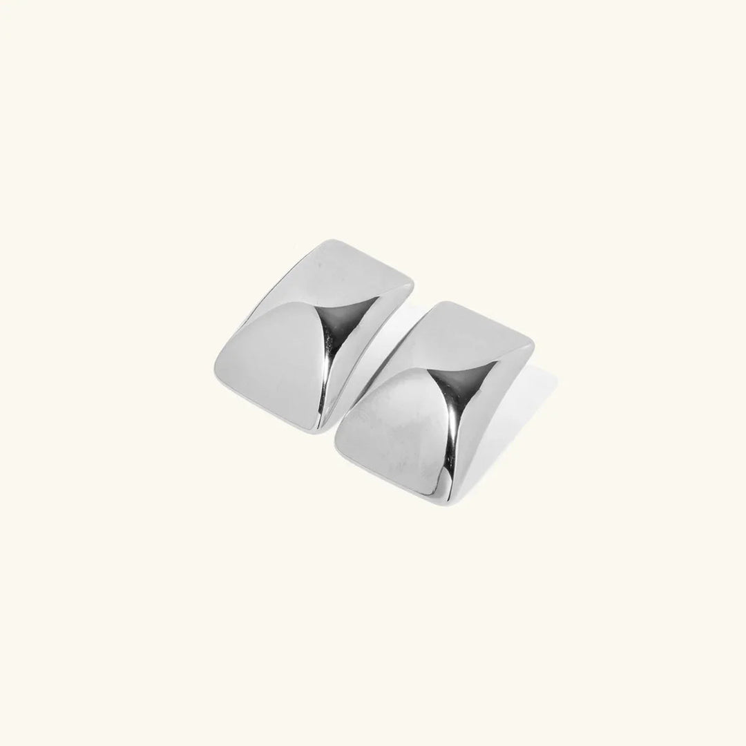 Gold-Plated Earrings with Stainless Steel and PVD Gold
