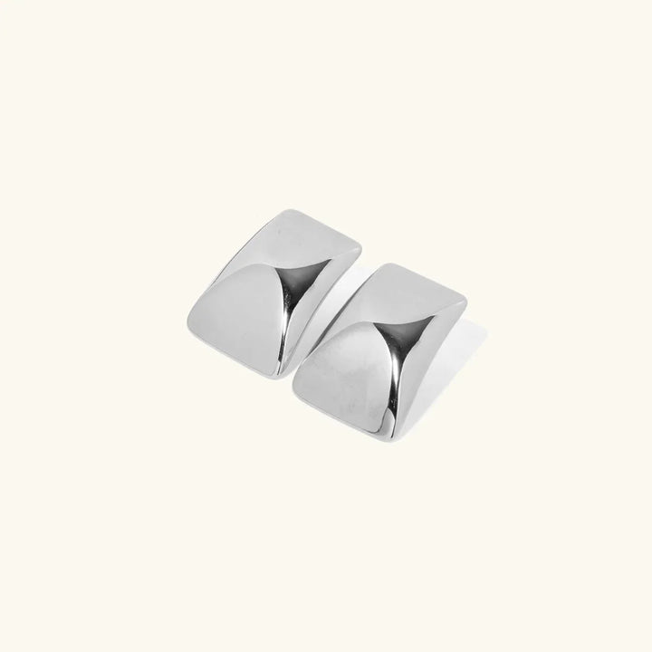 Gold-Plated Earrings with Stainless Steel and PVD Gold