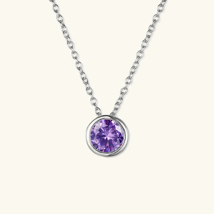 Gold-Plated Crystal Pendant Necklace Jewelry Set