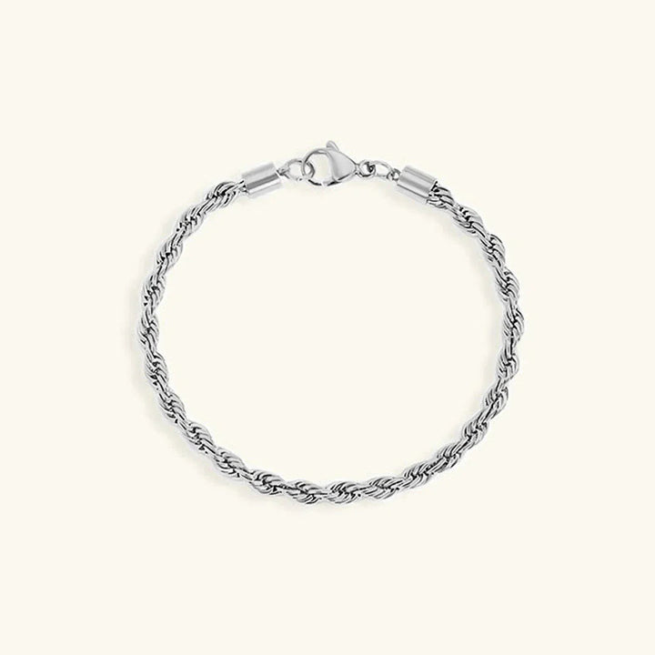 Gold-Plated Rope Chain Bracelet Women