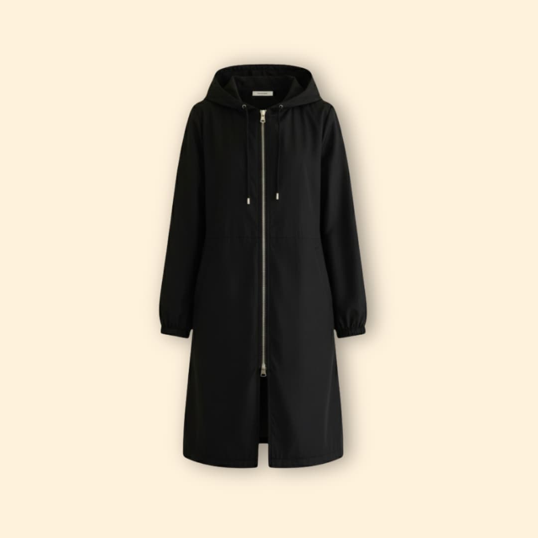 Gathered Hood Jacket