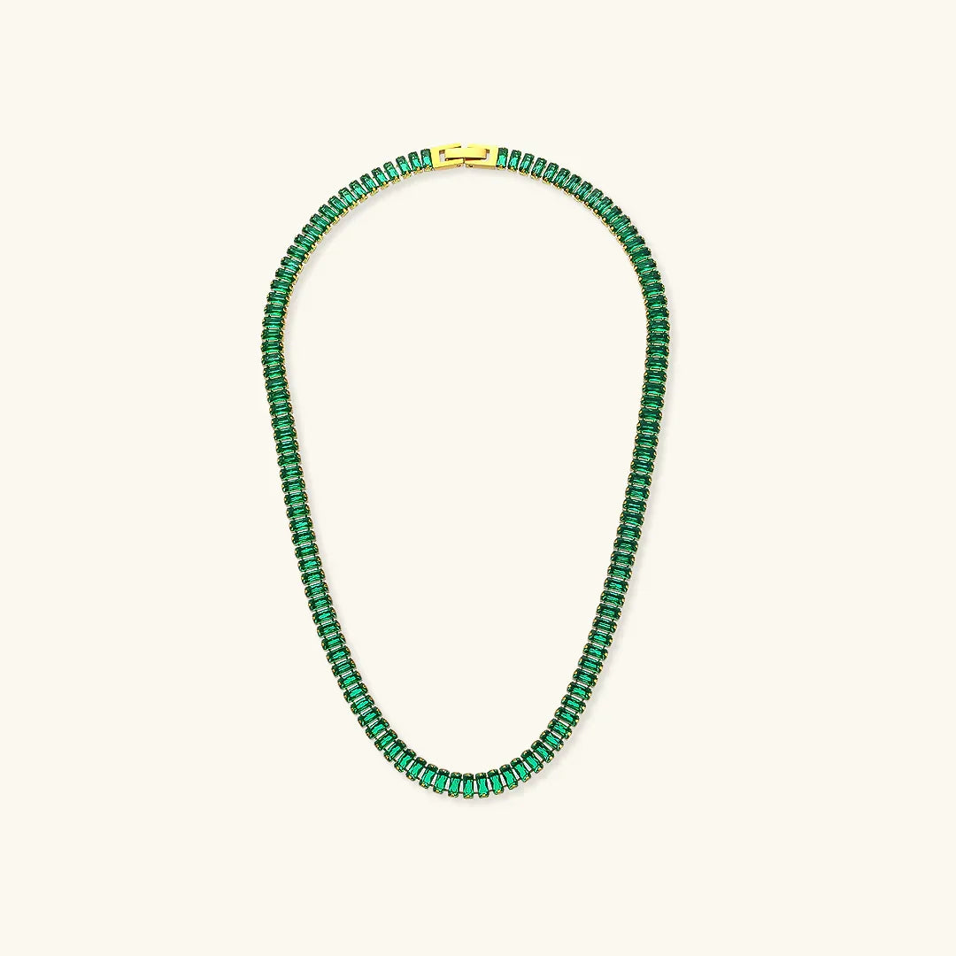 Gold-Plated Diamond Necklace For Women