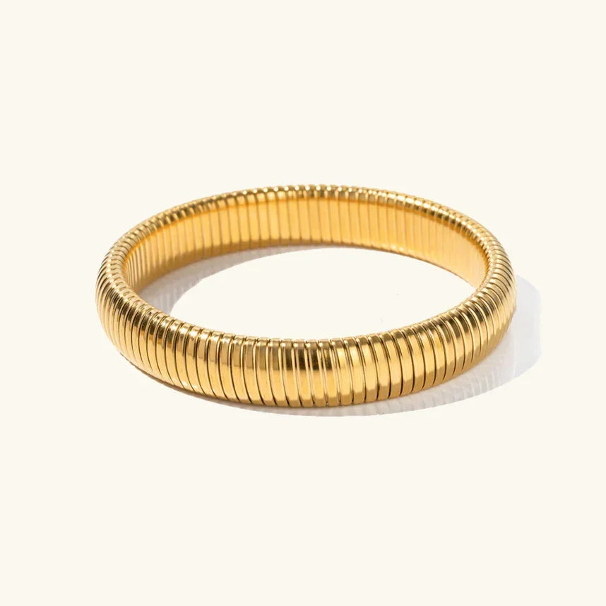 Gold-Plated Simple Design Bracelet