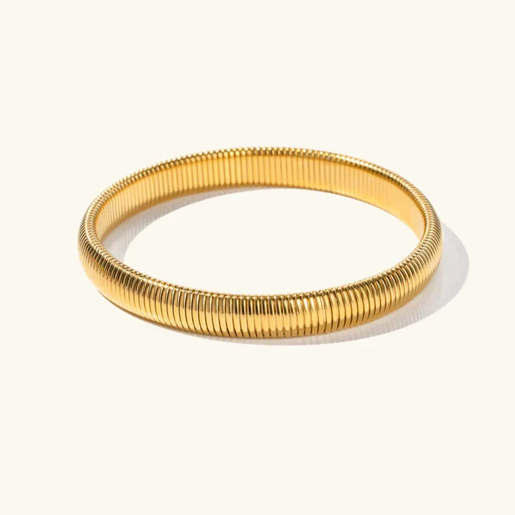 Gold-Plated Simple Design Bracelet