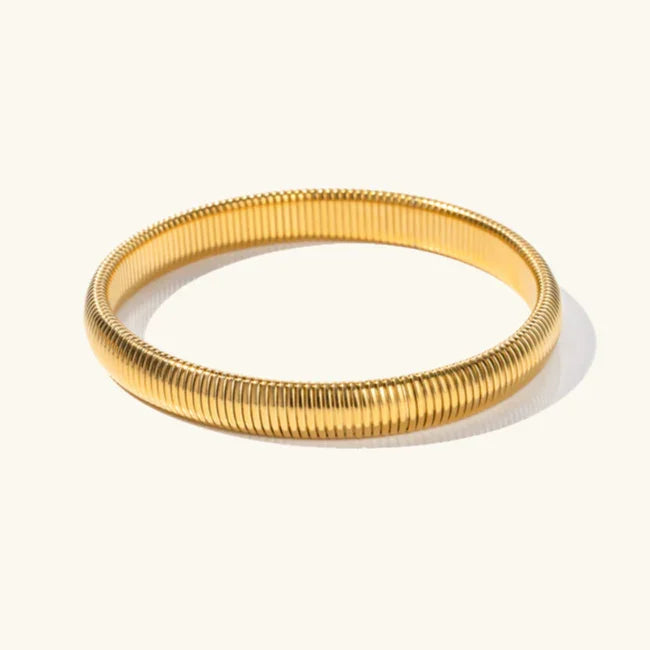 Gold-Plated Simple Design Bracelet
