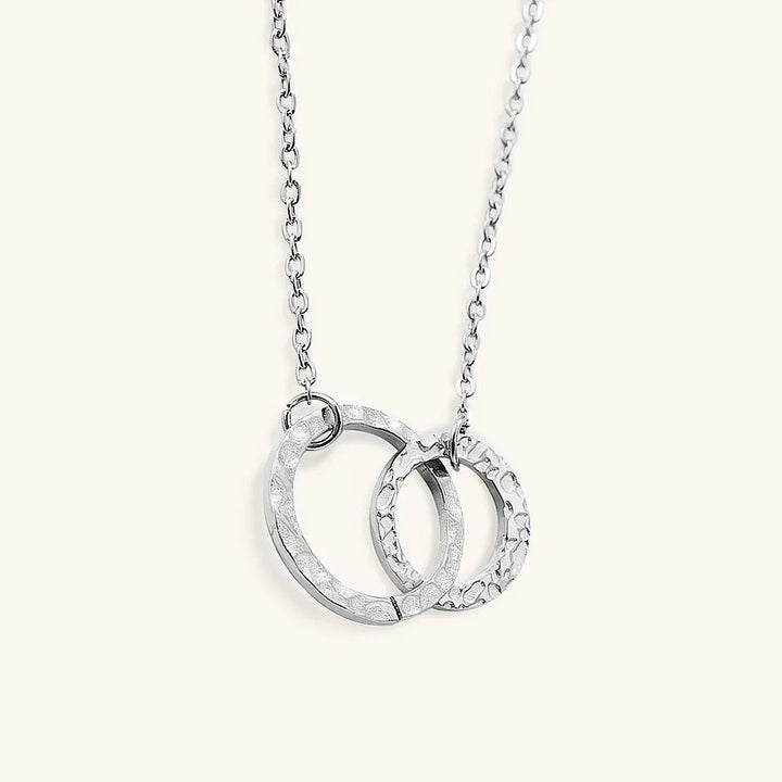 Gold-Plated Hoop Pendant Necklace for Women