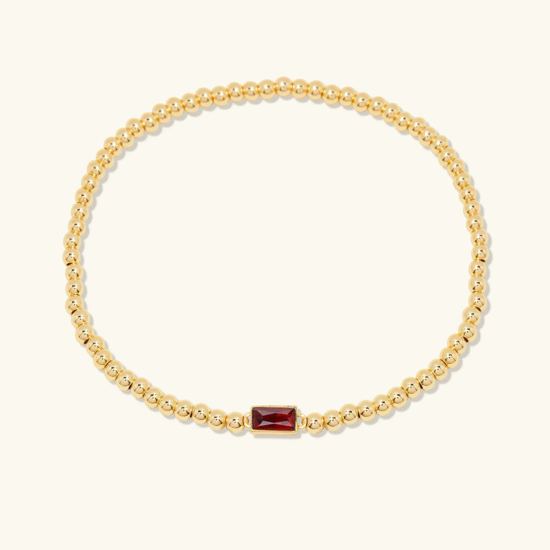 Gold-Plated Celine Birthstone Bracelet