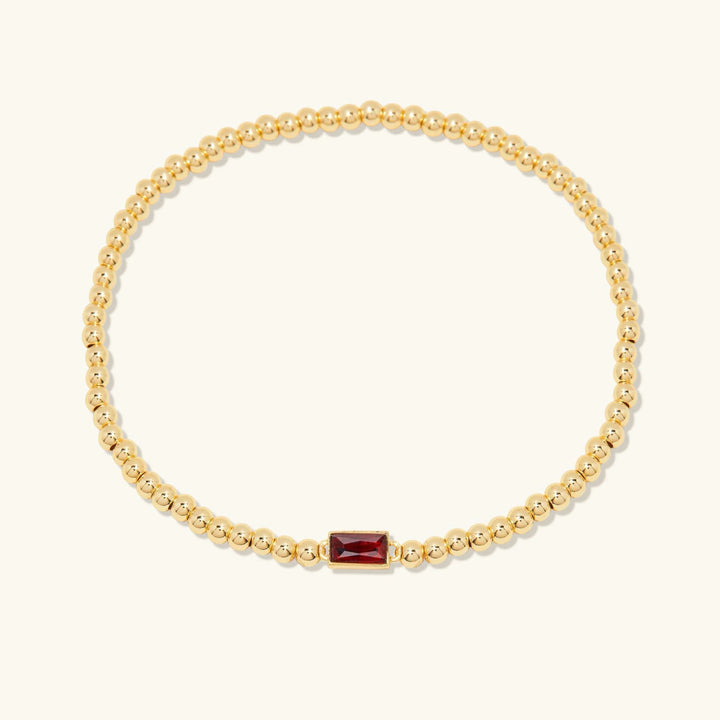 Gold-Plated Celine Birthstone Bracelet