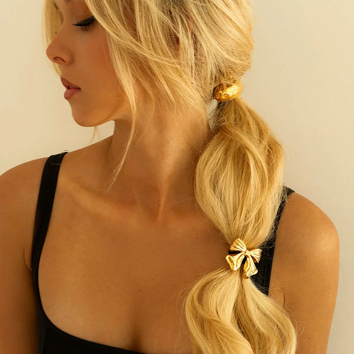 Pony Cuff Gold-Plated Hair Tie