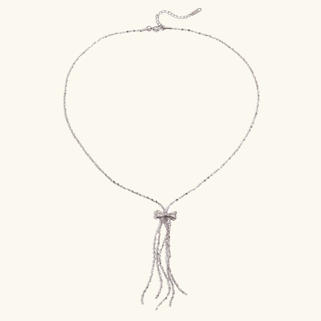 Silver-Plated Layered Chain Necklace Set for Women