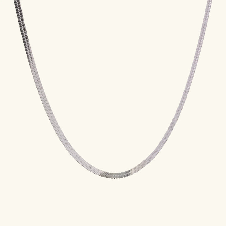 Silver-Plated Layered Chain Necklace Set for Women