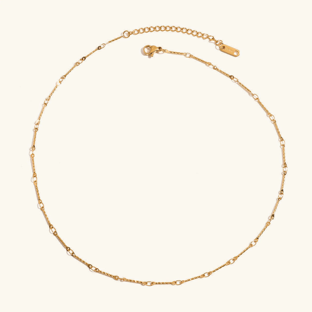 Gold-Tone Linked Chain Necklace for Women