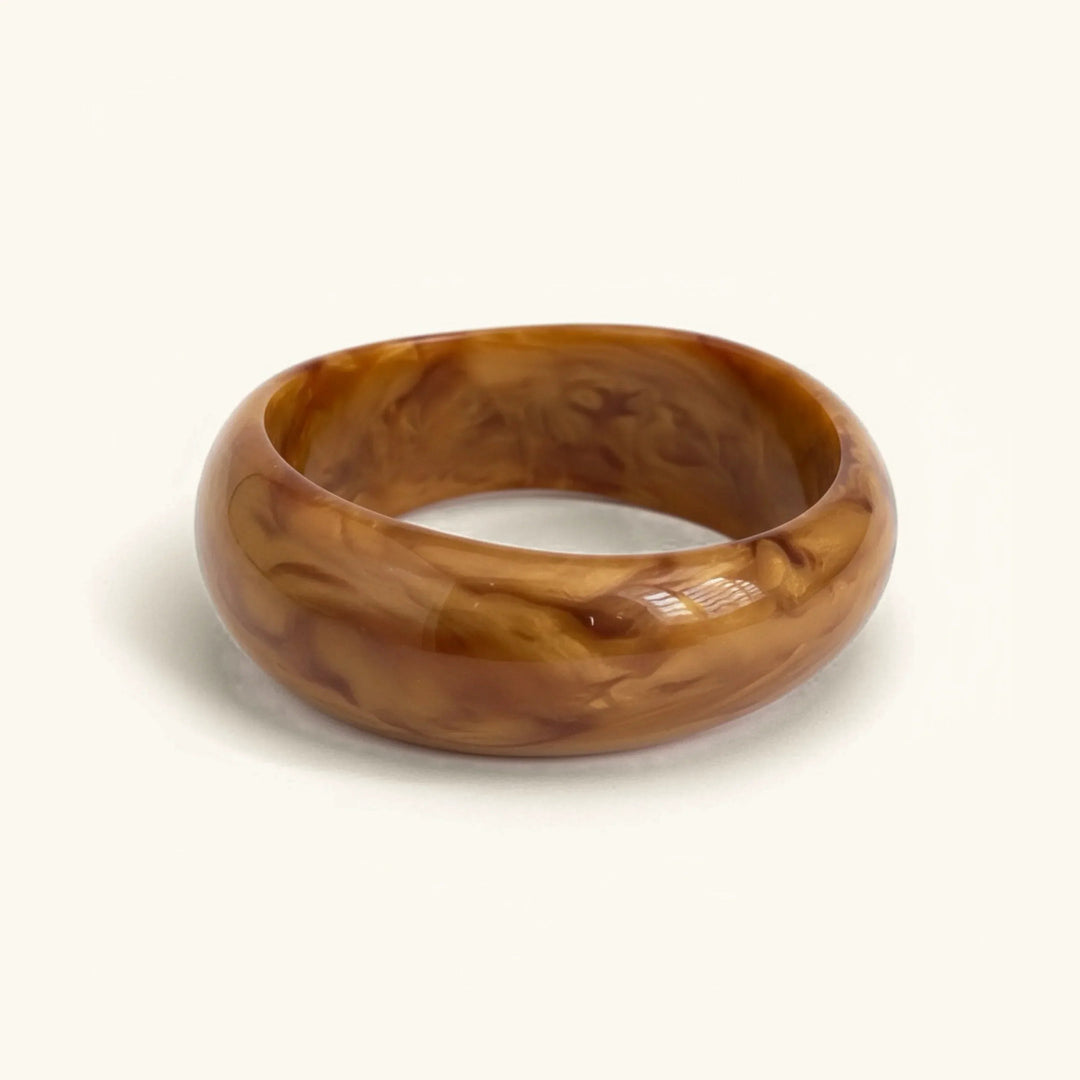 Gold-Plated Julianna Sculpted Autumn Bangles