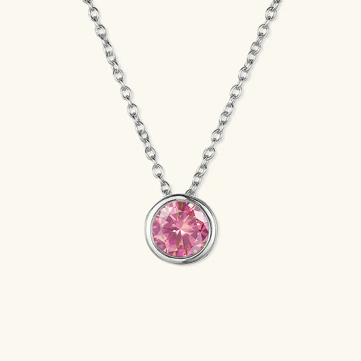 Gold-Plated Crystal Pendant Necklace Jewelry Set