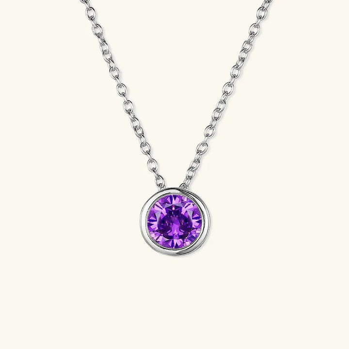 Gold-Plated Crystal Pendant Necklace Jewelry Set