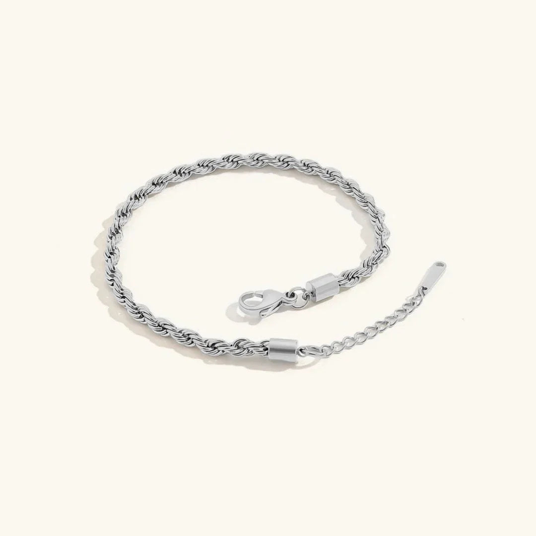 Gold-Plated Rope Chain Anklet for Women