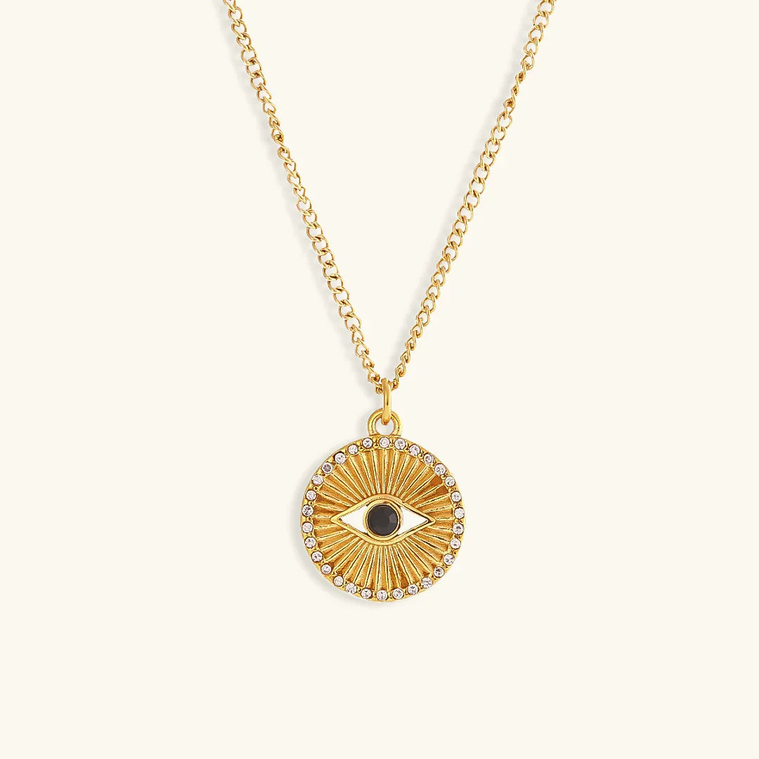 Gold-Plated Pendant Necklace For Women