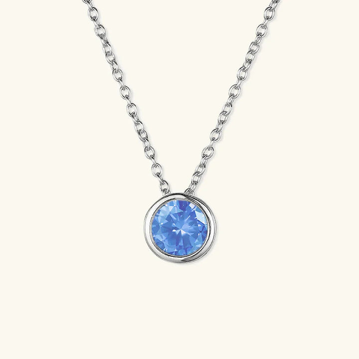 Gold-Plated Crystal Pendant Necklace Jewelry Set
