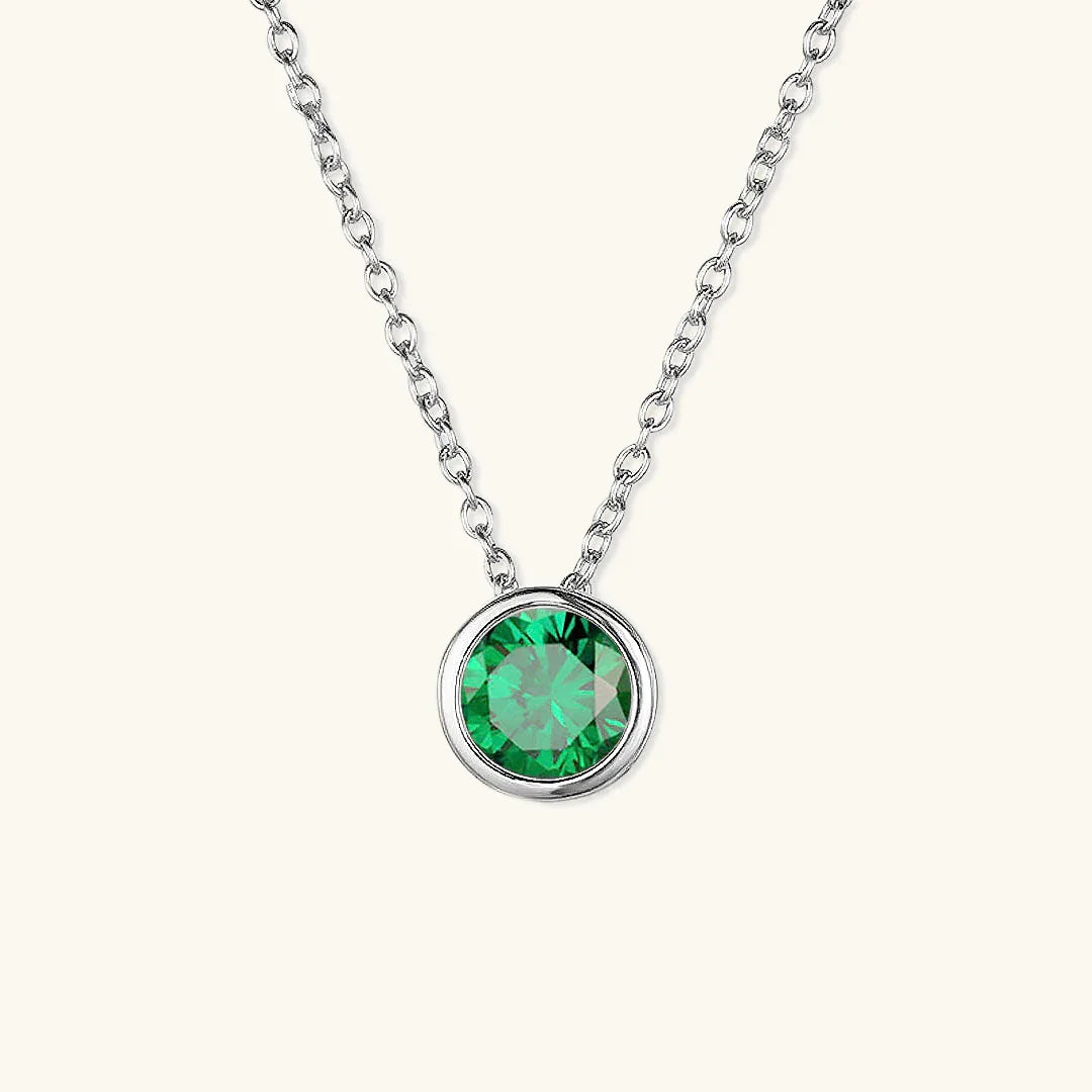 Gold-Plated Crystal Pendant Necklace for Women