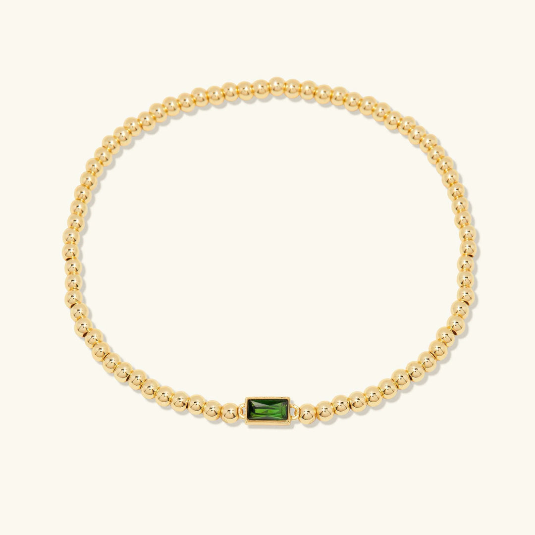 Gold-Plated Celine Birthstone Bracelet