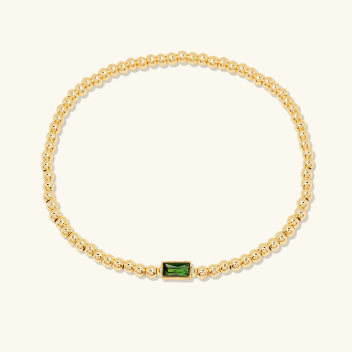 Gold-Plated Celine Birthstone Bracelet