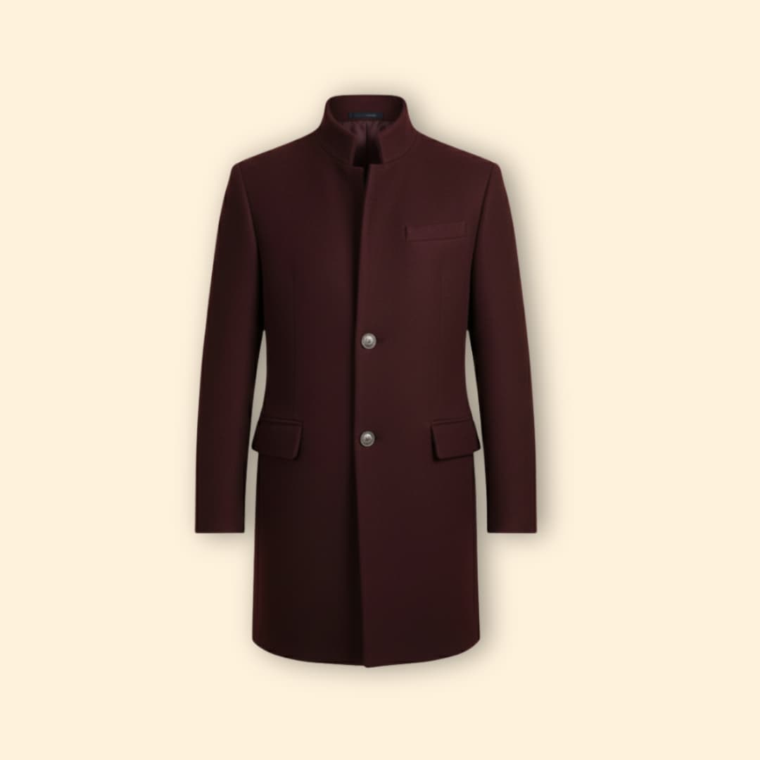 Men’s Coat with Streamlined Fit